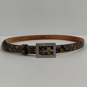 Banana Republic Italian Leather Snakeskin Belt